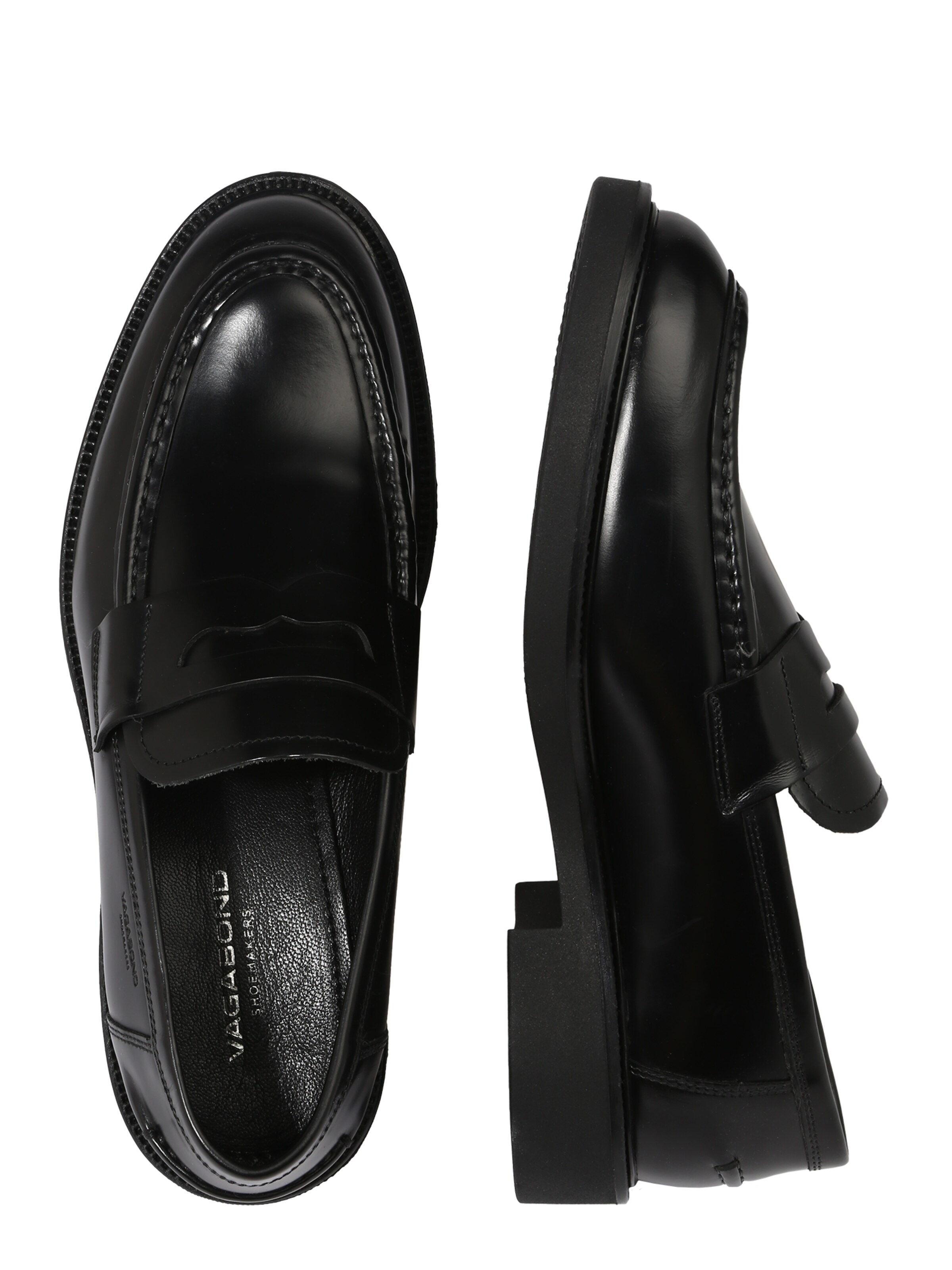 VAGABOND SHOEMAKERS Классические лоферы 'Alex' в черном цвете — фото 2