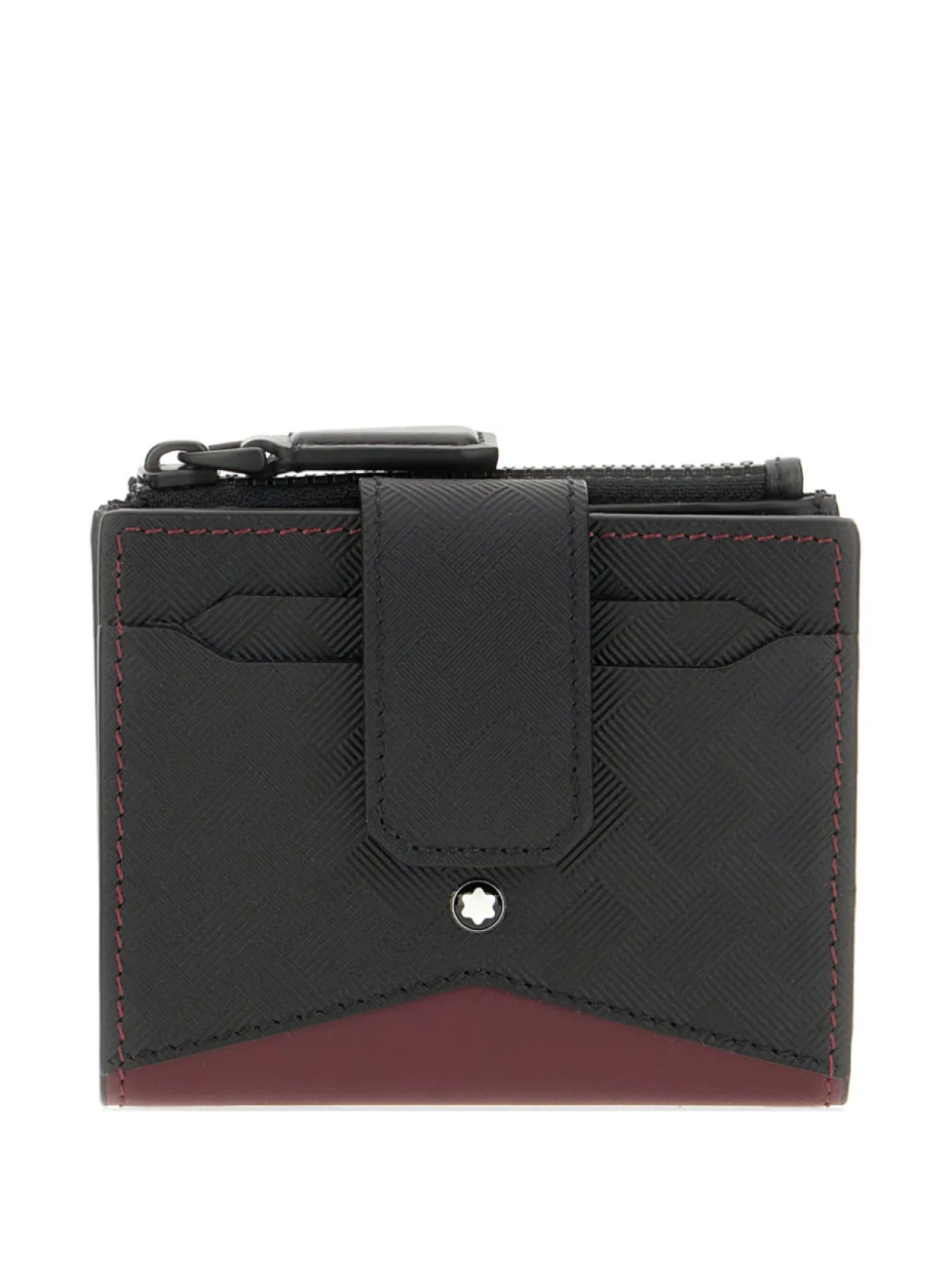 

Двухцветный кожаный кошелек Montblanc, черный