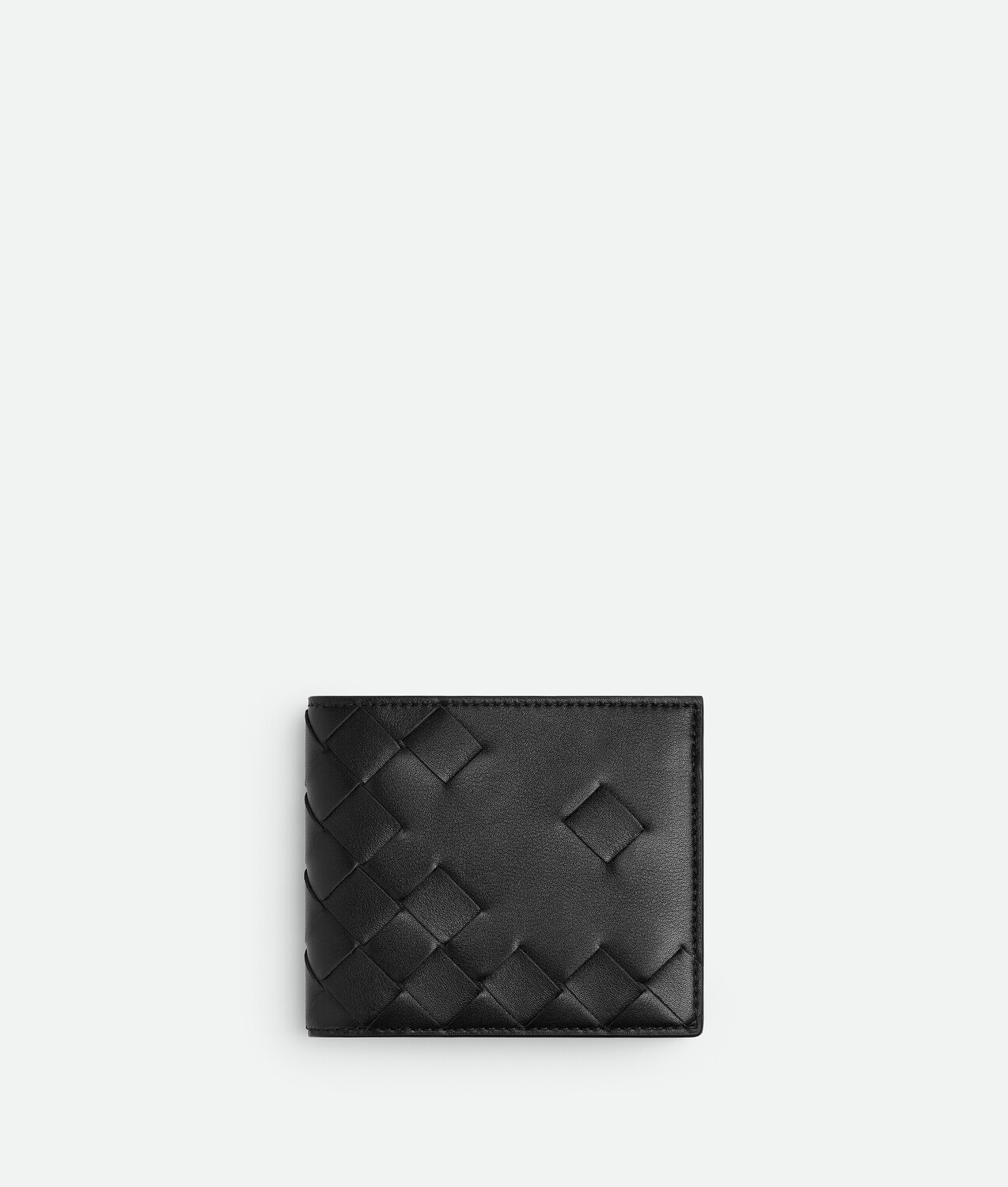 

Intrecciato bi-fold wallet with coin purse BOTTEGA VENETA, черный