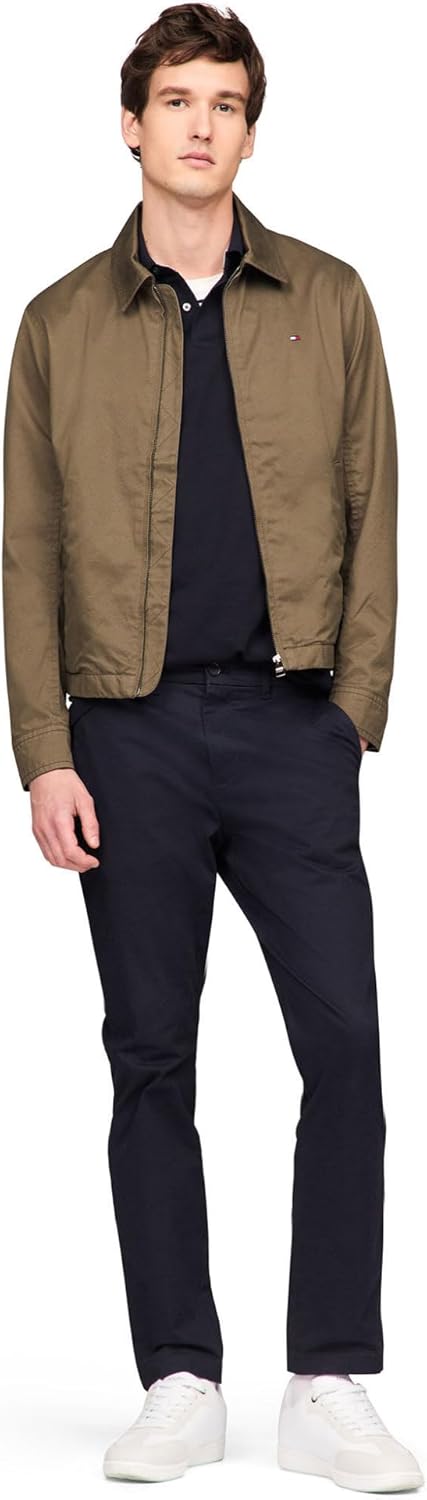 Легкая мужская куртка Tommy Hilfiger из хлопка Ivy, Army Green — фото 4
