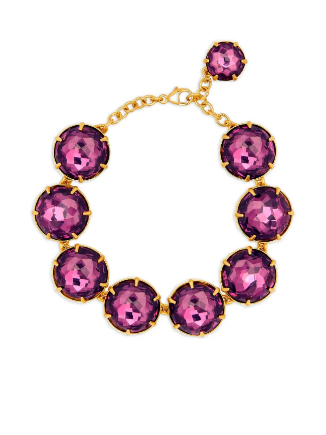 

Oscar de la Renta браслет Classic Crystal, золотой