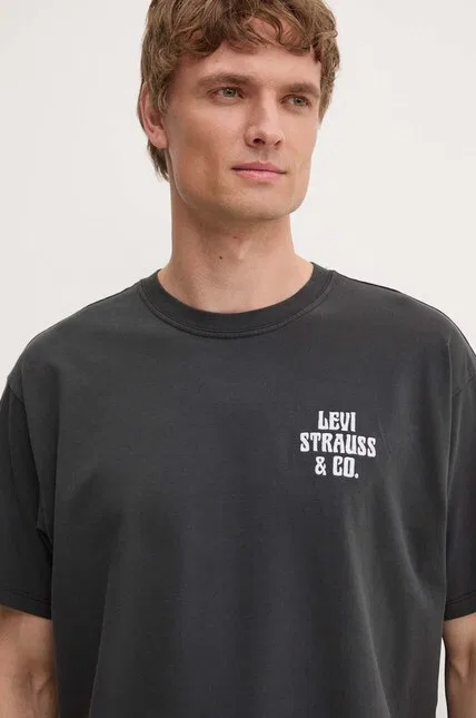 Футболка свободная Vintage Fit Graphic Levi's, серый — фото 4