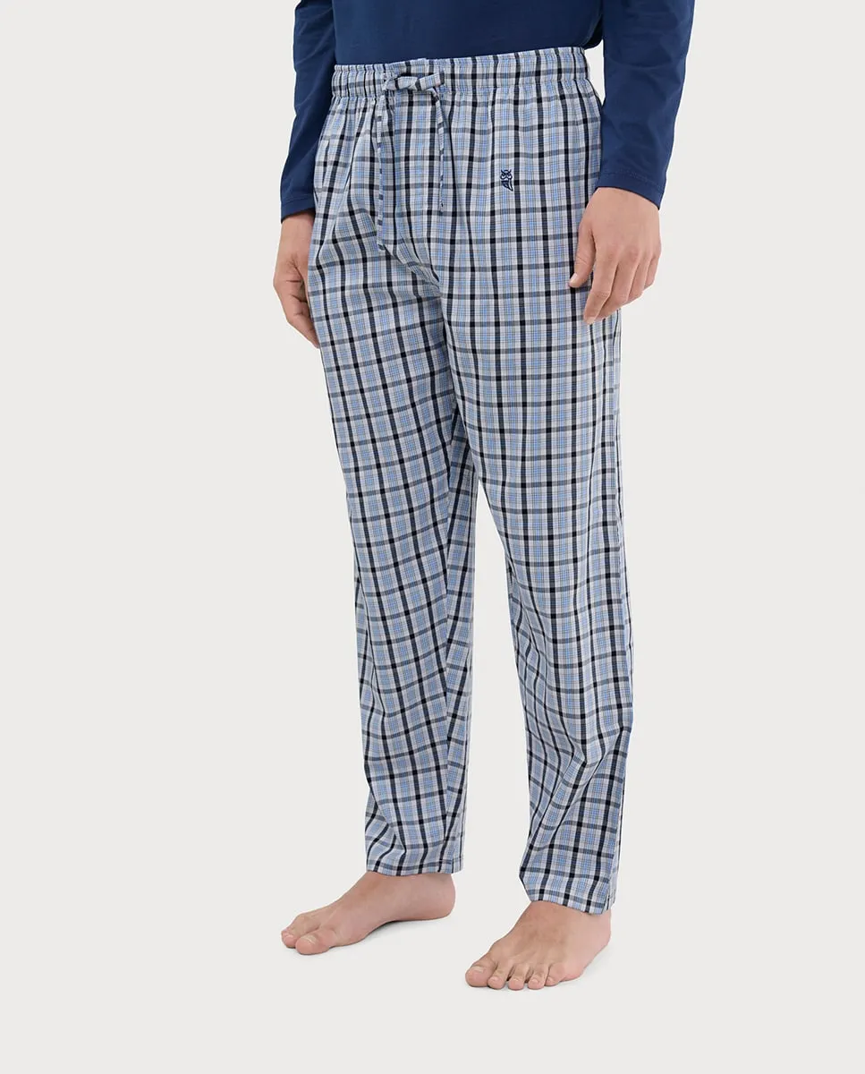 

Мужские длинные брюки из ткани El Búho Nocturno, светло-голубой