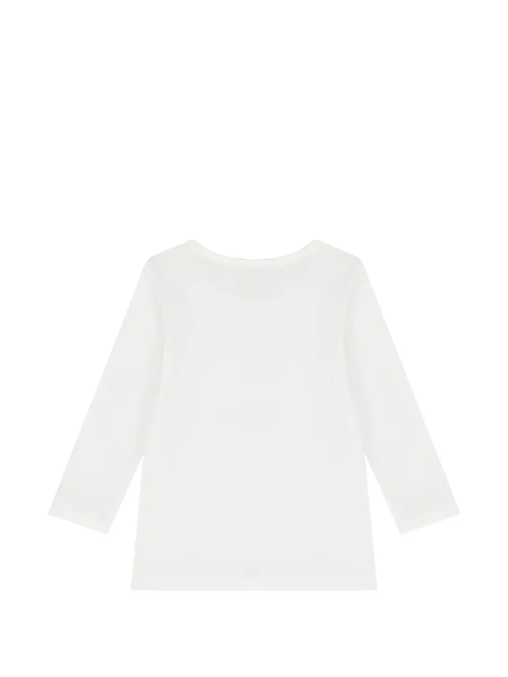 Комплект брюк с узором в виде сердечек Guess Kids, белый — фото 4