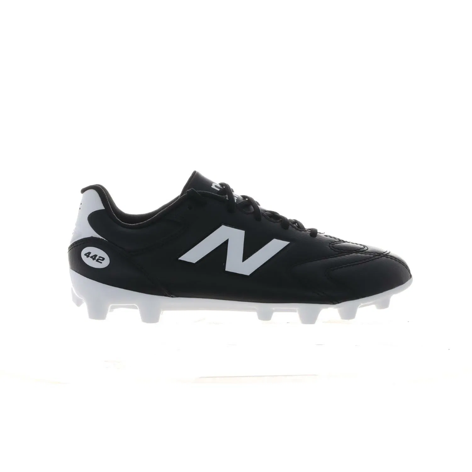 Детские футбольные бутсы New Balance 442 Team HG/AG Jnr V3, черный, размер 21.0cm - 34 RU