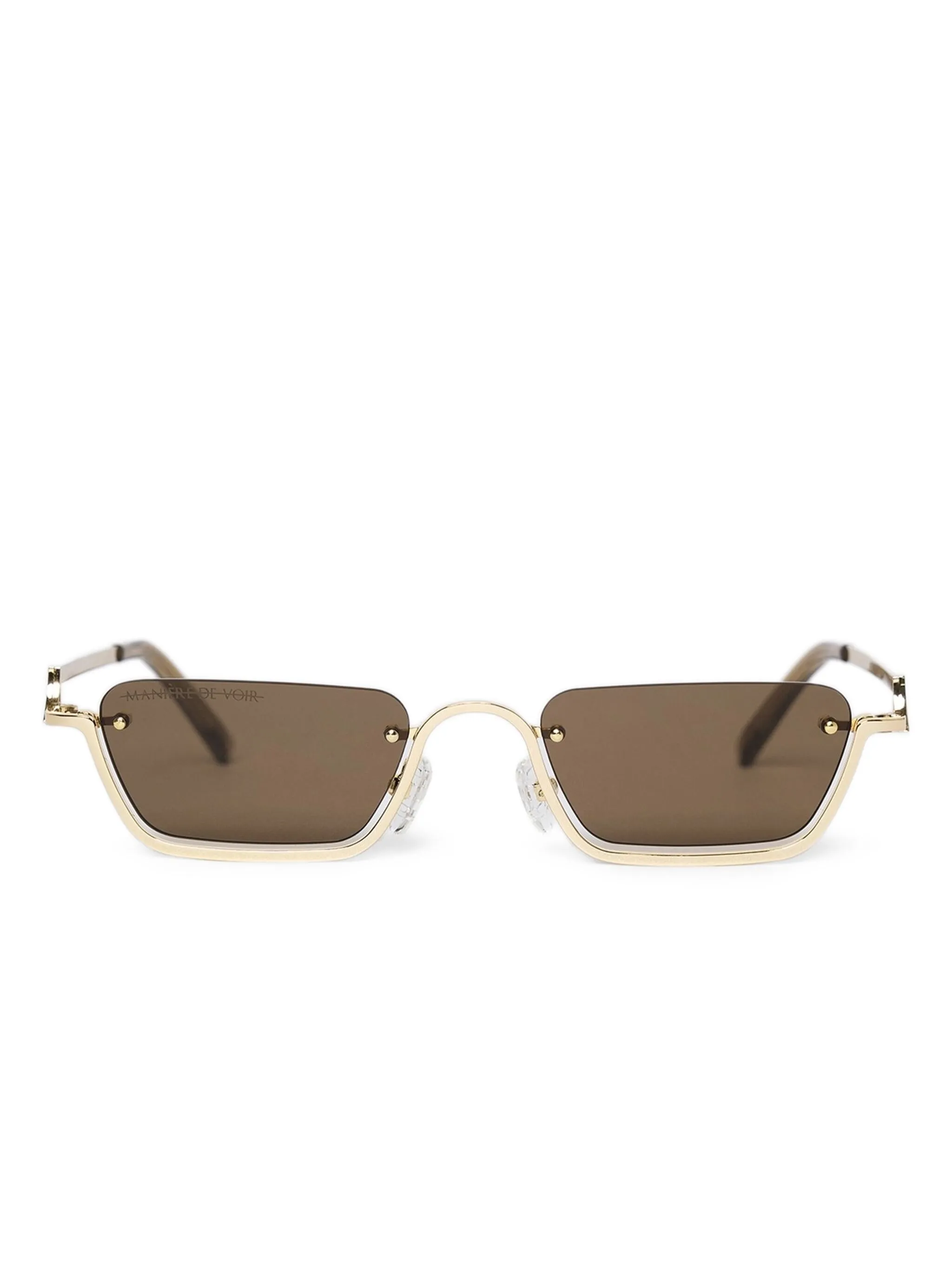 

Солнцезащитные очки Sacha в прямоугольной оправе Manière De Voir, золотистый