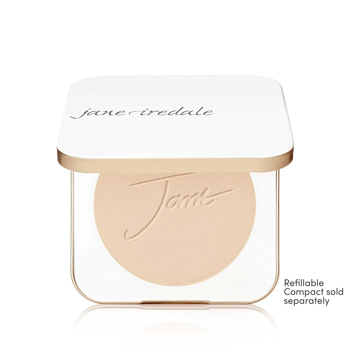 Набор многоразовых компактных пудр Jane Iredale PurePressed Base Mineral Foundation | Полуматовая прессованная пудра с SPF | Без талька, веганский продукт, не тестируется на животных, Amber — фото 3