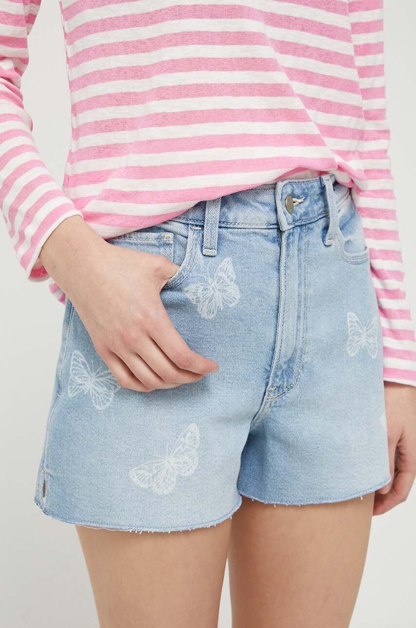 

Джинсовые шорты CURVY JEANS Hollister Co., синий