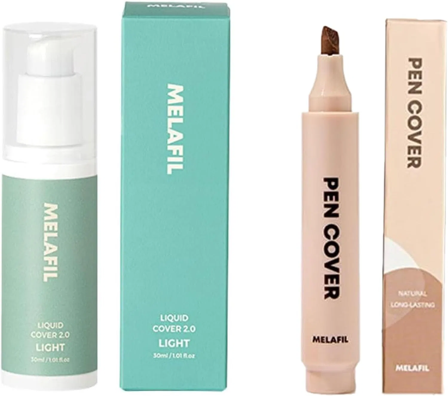 Консилер для белых пятен Melafil Pen Cover Liquid Set Light