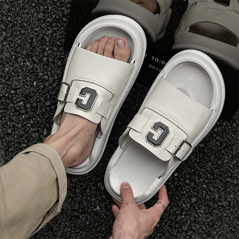 Скользостойкие износостойкие слайдеры Men's Journey of Inspiration, белый — фото 3