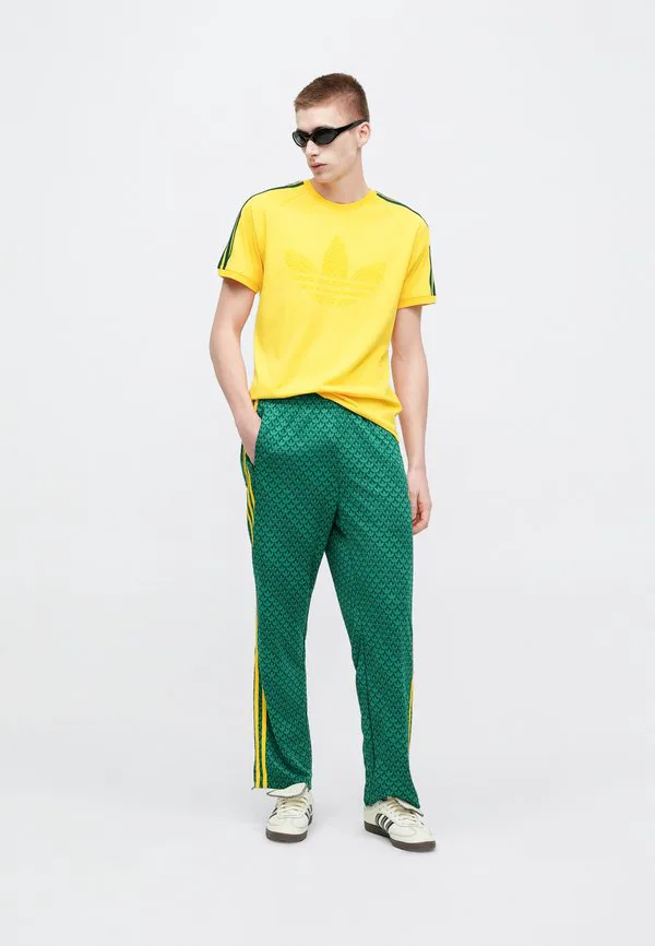 Спортивные штаны с монограммой firebird Adidas Originals, Collegiate Green — фото 3