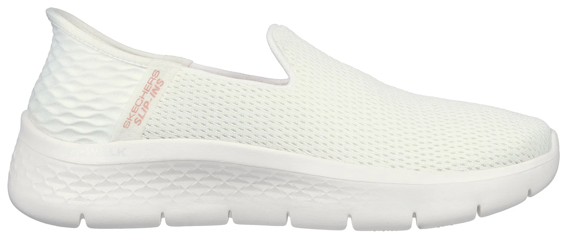 Кроссовки-слипоны Skechers "GO WALK FLEX RELISH", повседневная обувь без шнуровки с функцией вставки для легкого надевания, кремовый — фото 4