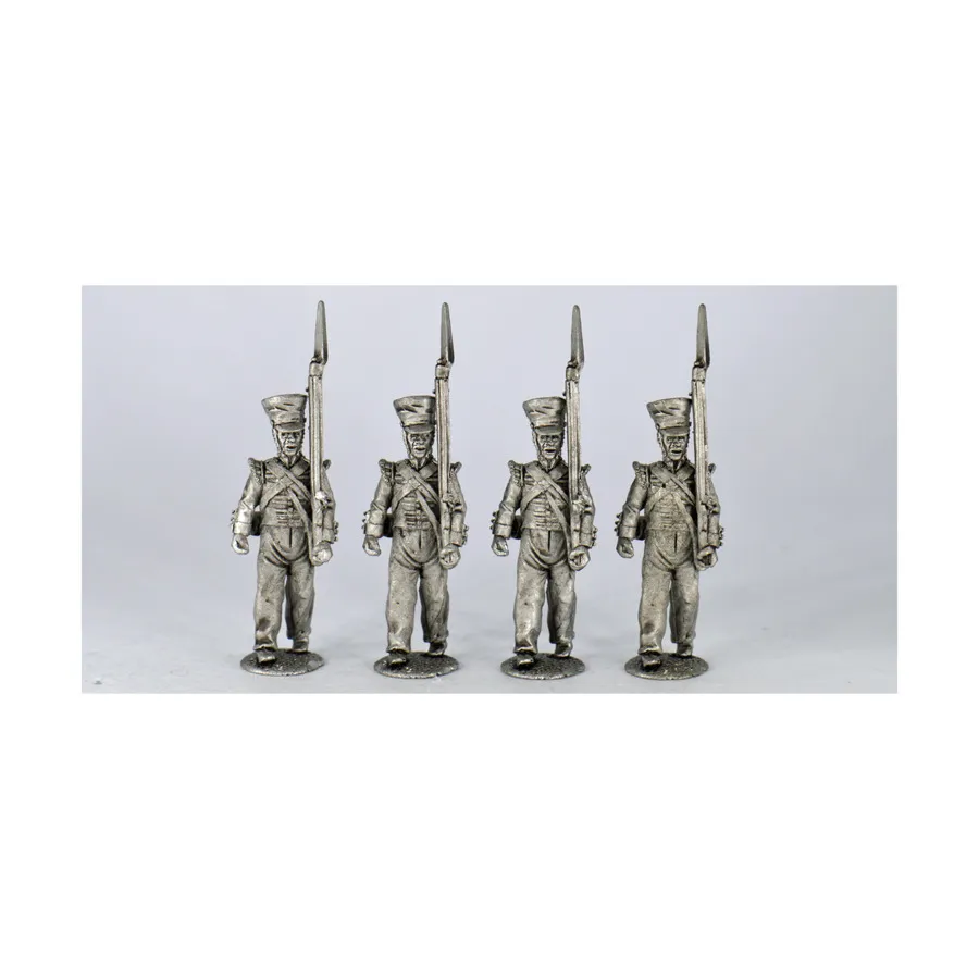 

Пехотное пальто с покрытым колокольчиком кивером фланговой ротой, First Afghan War - British Army (28mm)