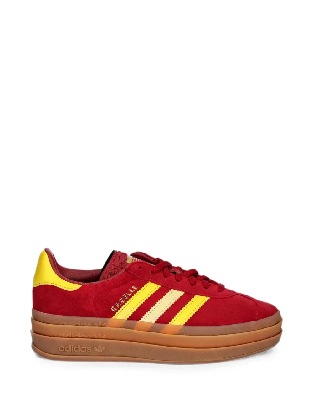 Кроссовки Gazelle Bold Adidas Kids, красный — фото 2
