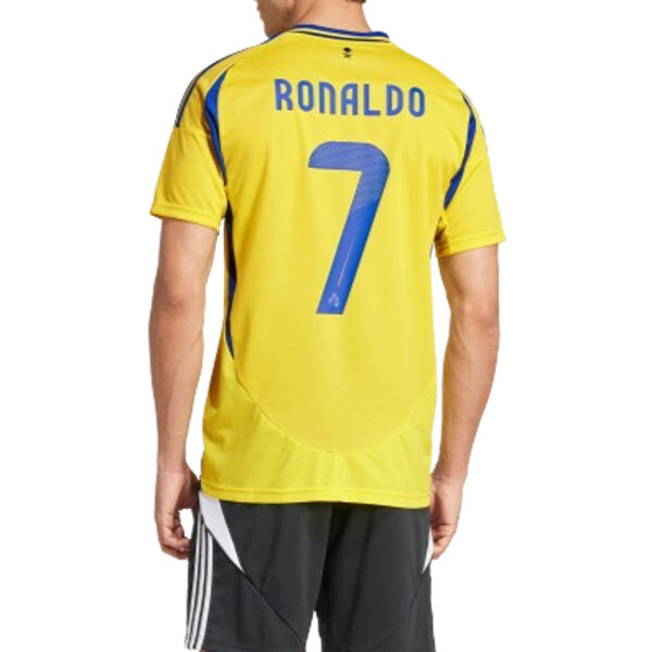 Футболка al nassr fc 24 25 ronaldo домашняя футболка Adidas, желтый — фото 3