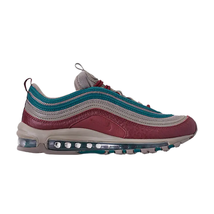 

Кроссовки Nike Air Max 97 SE 'Tumbled Leather', красный, Красный;серый, Кроссовки Nike Air Max 97 SE 'Tumbled Leather', красный