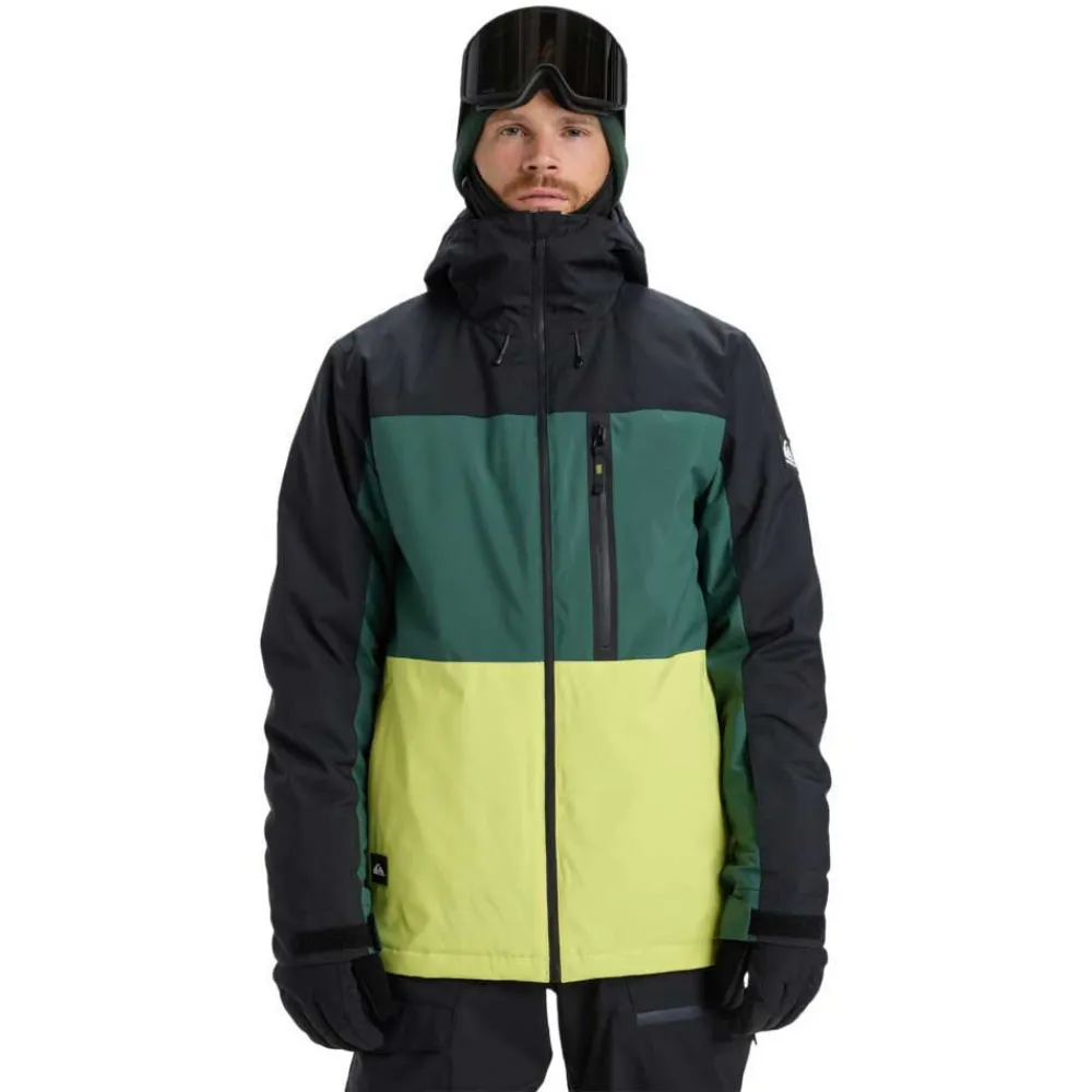

Куртка Quiksilver Sycamore Block 20K, зеленый