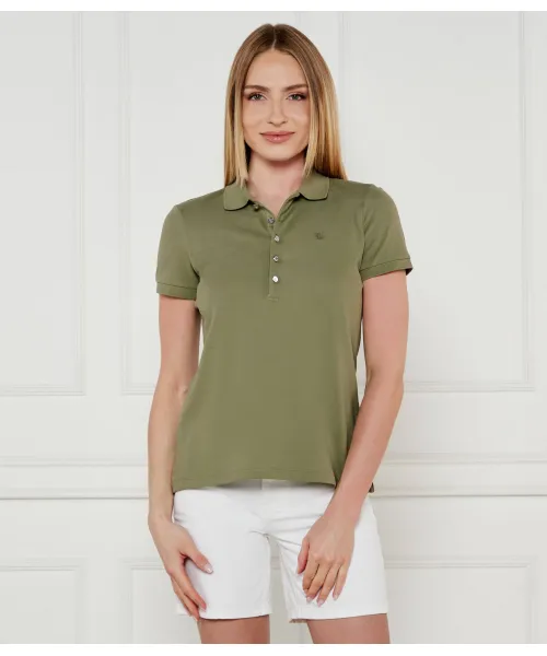 

Футболка поло Slim fit Lauren Ralph Lauren, зеленый