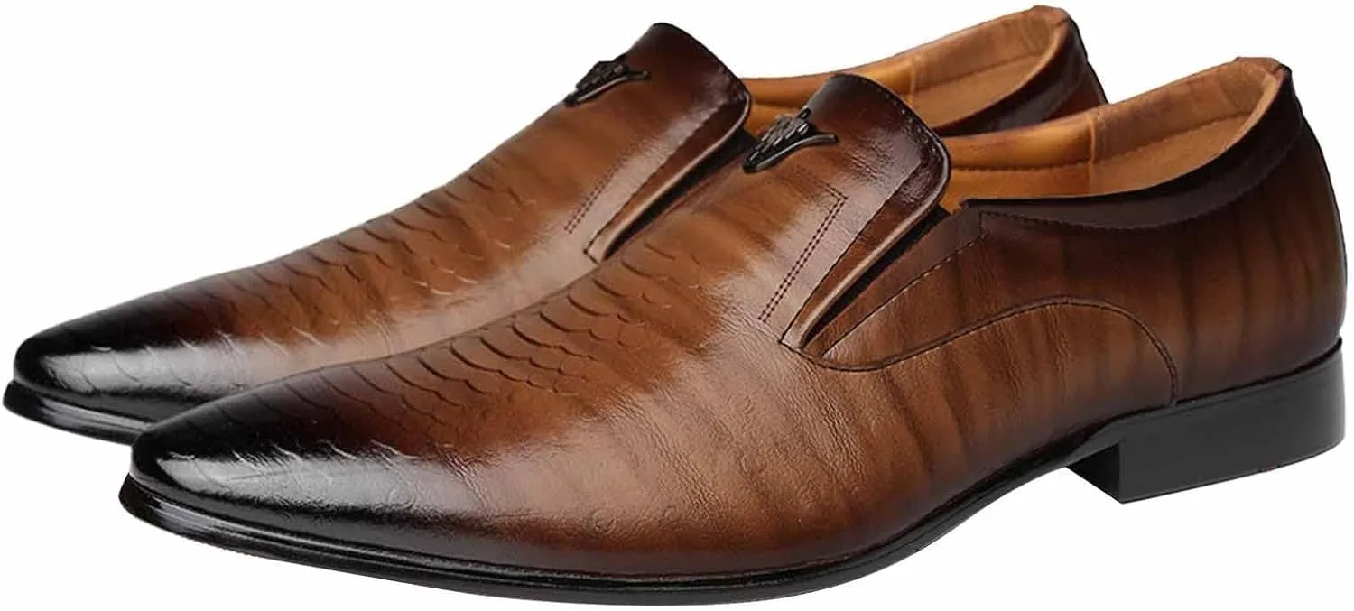 Мужские туфли к костюму, элегантные кожаные мужские туфли на шнурках, летние тапочки, туфли-дерби на плоской платформе, винтажные мужские туфли, удобные свадебные туфли, классические лоферы, современные туфли Generic, коричневый