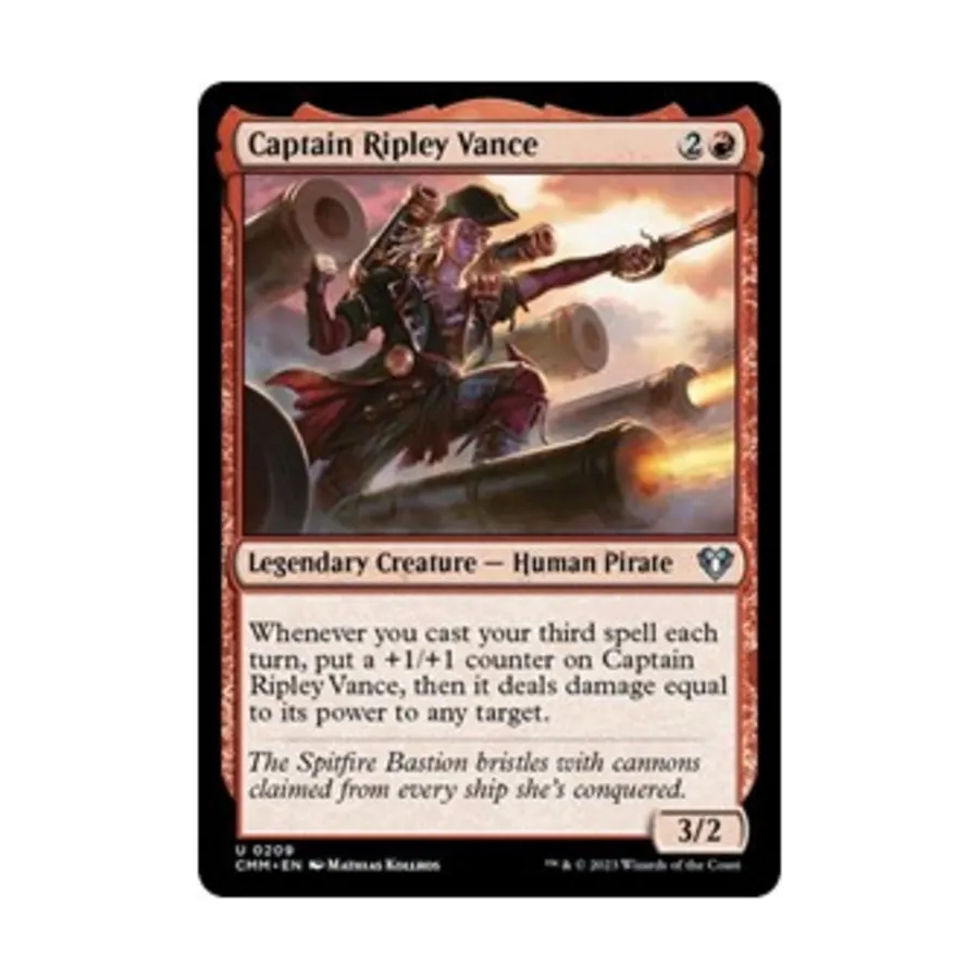 

CCG Капитан Рипли Вэнс (В), MTG - Commander Masters