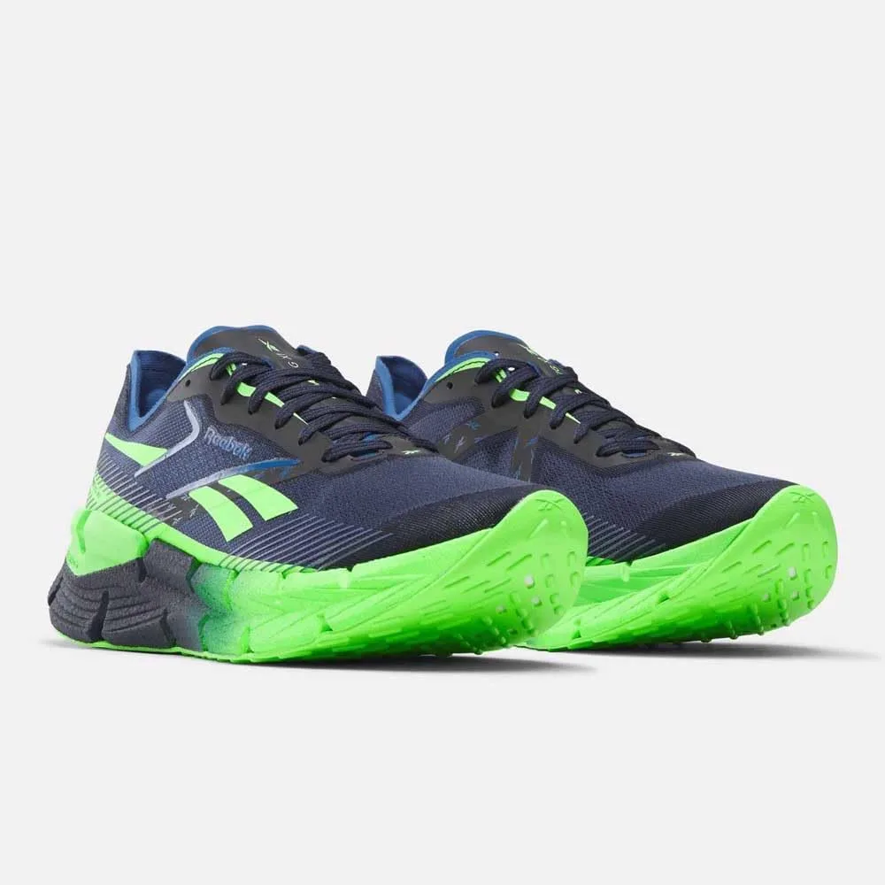 Кроссовки Reebok Unisex Floatzig X1, темно-синий/салатовый — фото 3