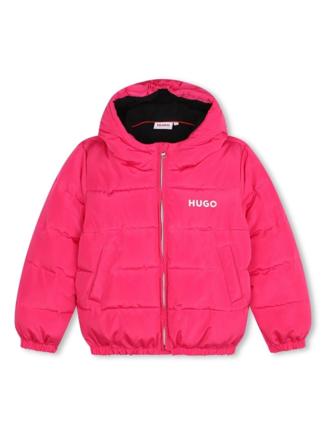 

HUGO KIDS куртка-пуховик с логотипом, розовый