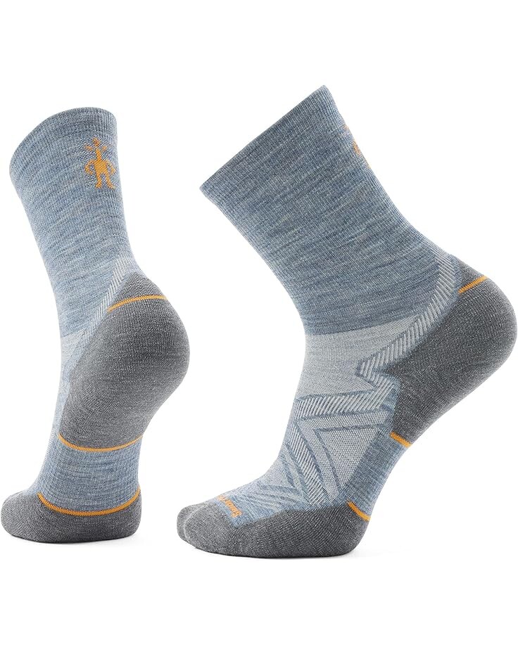 

Носки Smartwool Run Targeted Cushion Mid Crew Socks, цвет Pewter Blue