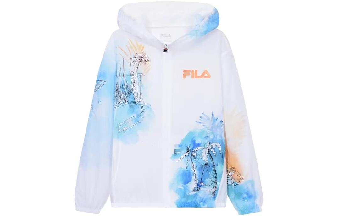 

Ветровка FILA, белый/голубой