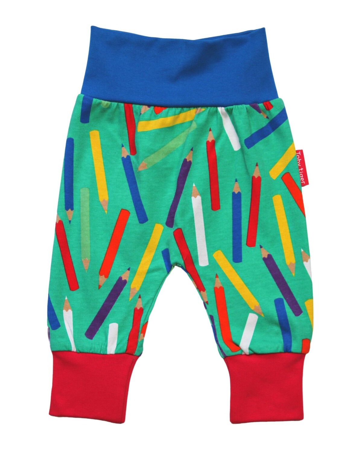 

Тканевые брюки Toby Tiger mit Buntstifte Print, зеленый