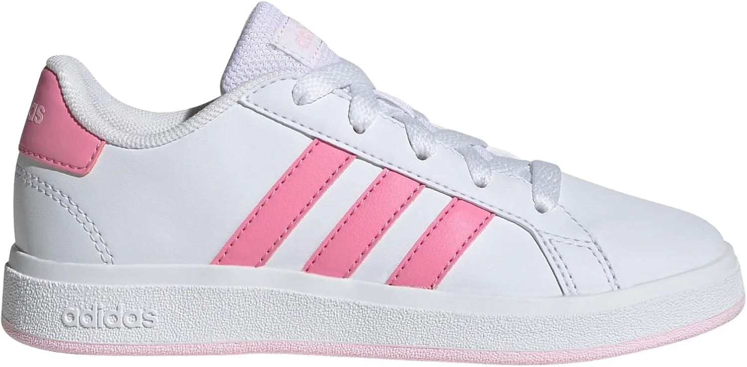 Кроссовки Grand Court 2.0, adidas, белый/розовый