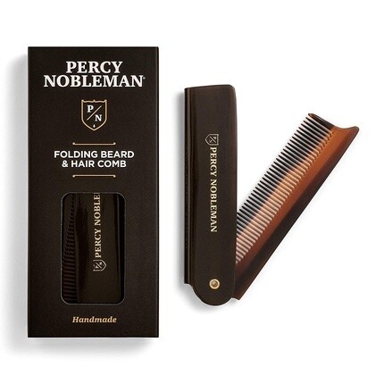 

Percy Nobleman Складная расческа из ацетата для бороды и волос