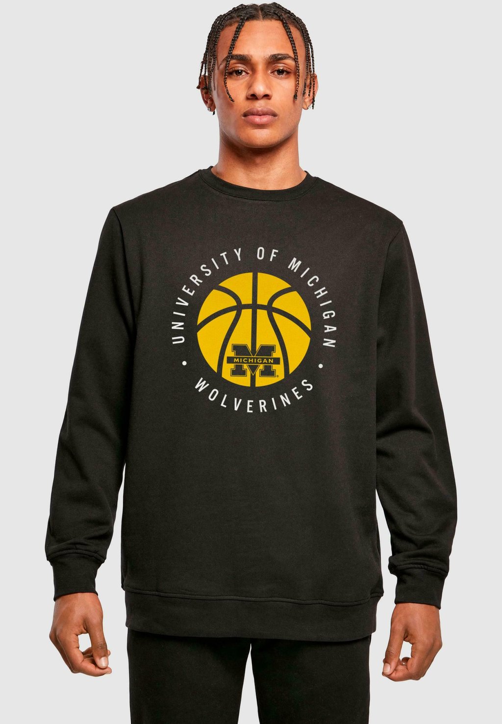 

Толстовка MICHIGAN UNIVERSITY - WOLVERINES BASKETBALL CREWNECK Merchcode, черный