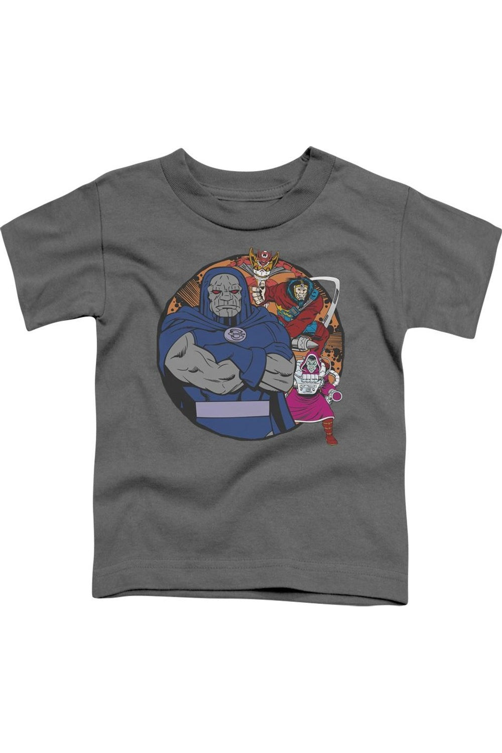 

Футболка DC Comics Apokolips Represent с коротким рукавом для детей Gildan, Charcoal