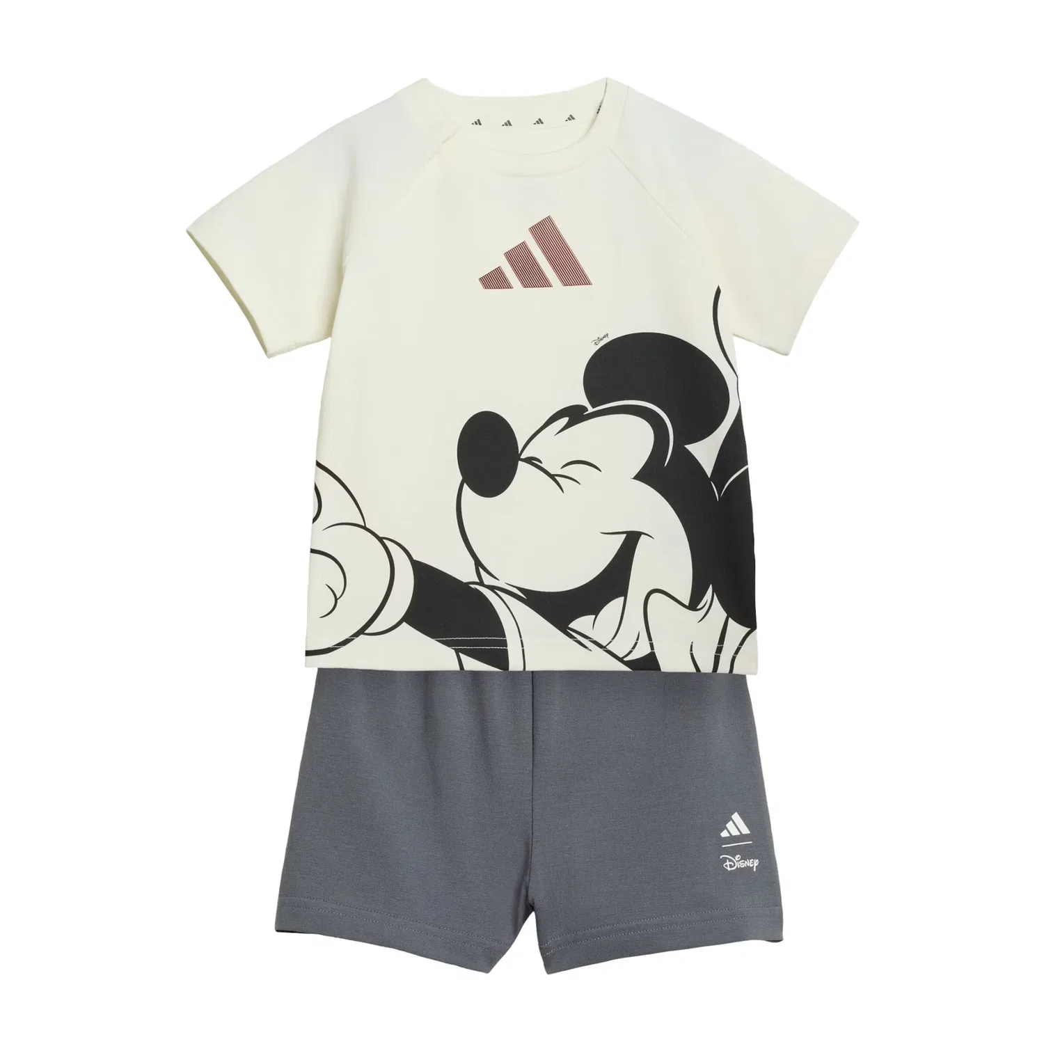Спортивный костюм Adidas Sportswear Disney Micky Maus в бежевом и сером цветах