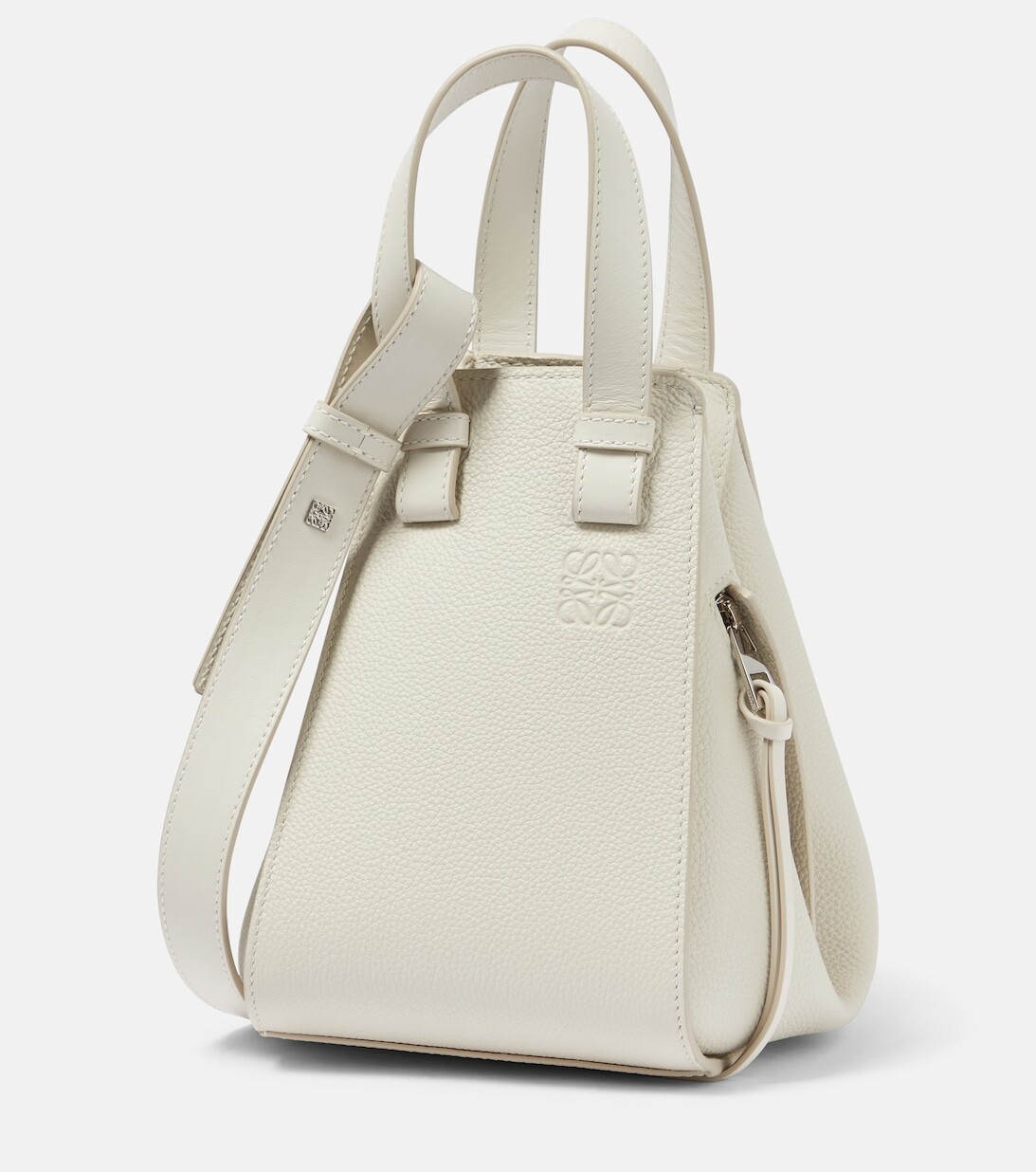 

Сумка-тоут Hammock Compact из кожи Loewe, белый