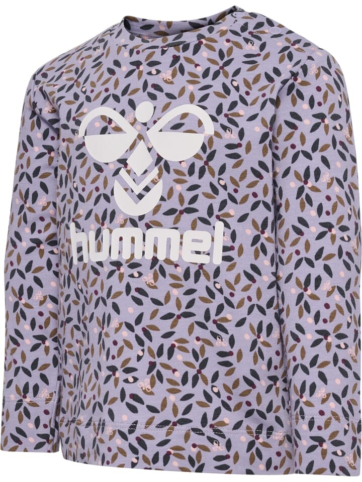 Футболка Hummel L/S Hmlelvina Mädchen, цвет wisteria — фото 4