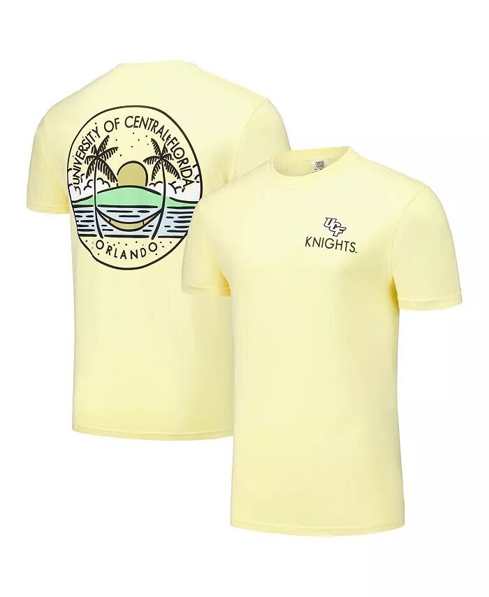 

Футболка мужская и женская золотая UCF Knights Scenic Comfort Colors Image One