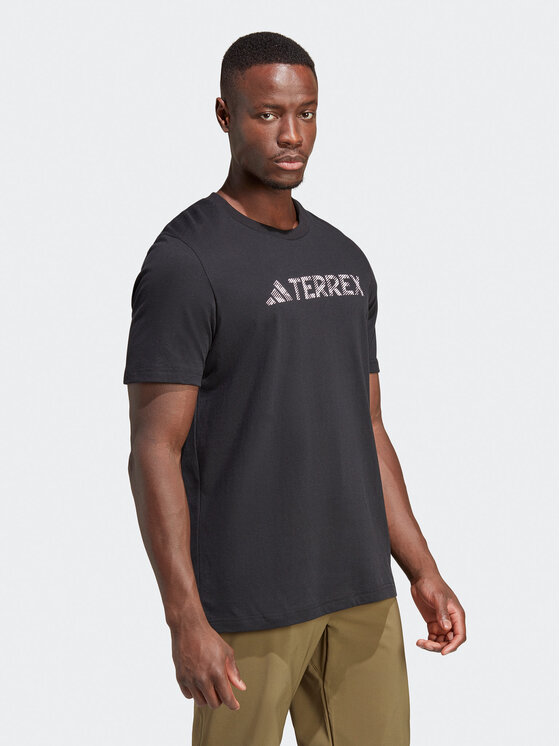 Футболка regular fit Terrex Classic Logo T-Shirt HZ1399 Adidas, черный — фото 4