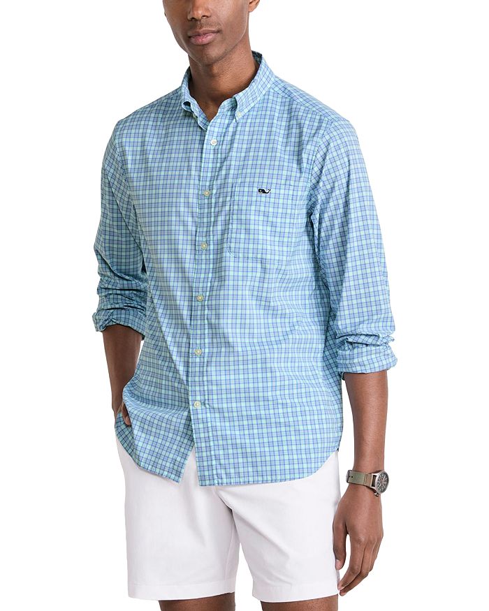 

Кобья Рубашка на пуговицах Performance Vineyard Vines, синий