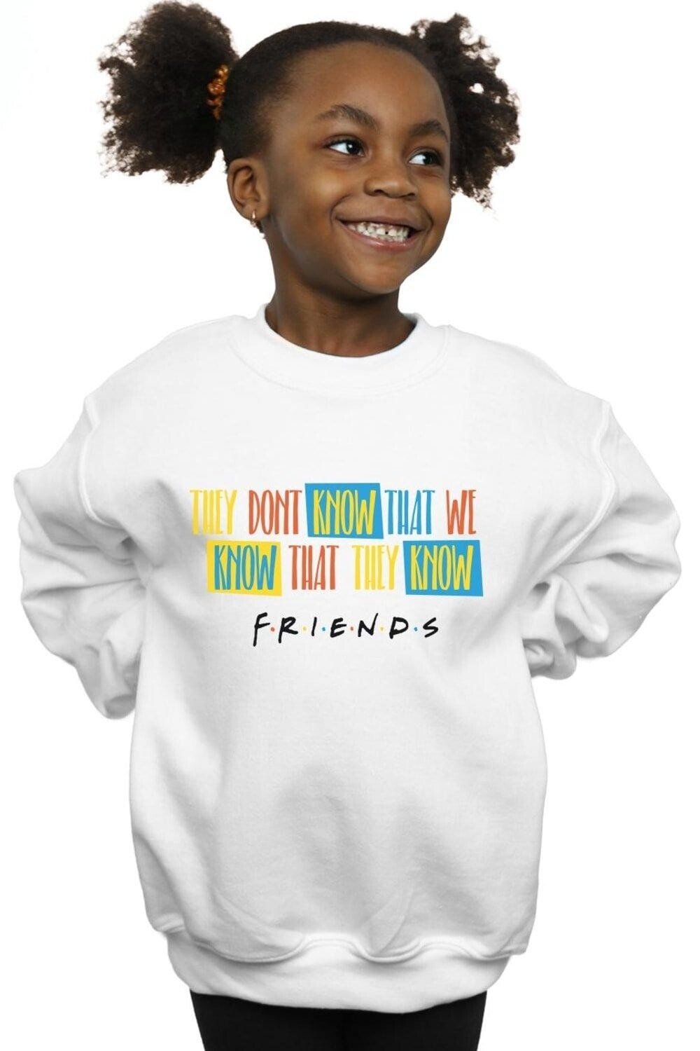 

Толстовка «Они не знают сценария» Friends, белый