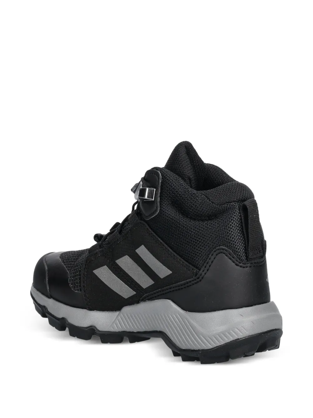 Ботинки Terrex Mid на шнуровке с полосками Adidas Kids, черный — фото 3