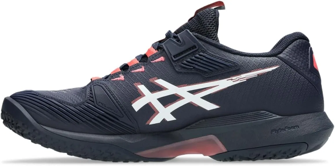 Кроссовки теннисные ASICS Solution Speed FF 4 OC, Midnight/White — фото 2