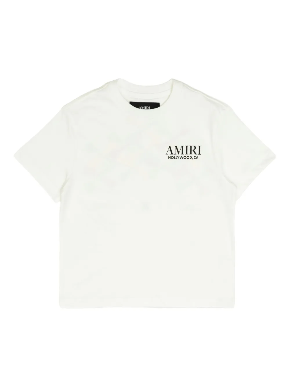 

Футболка из хлопка с графическим принтом AMIRI KIDS, белый