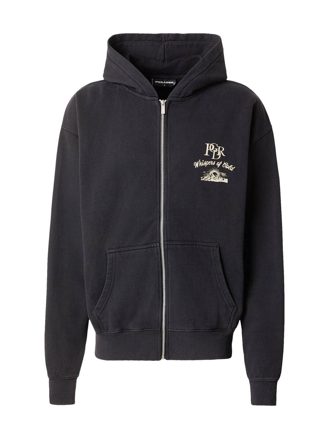 

Pegador Толстовка с молнией 'Gubbio' в черном цвете