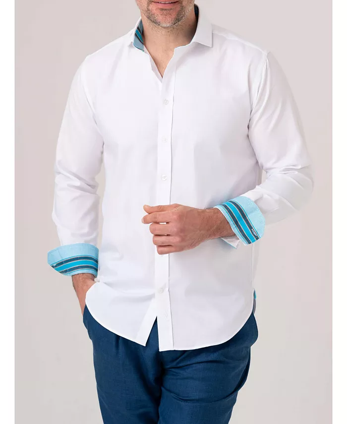 

Мужская классическая оксфордская рубашка из хлопка Koy Clothing, белый