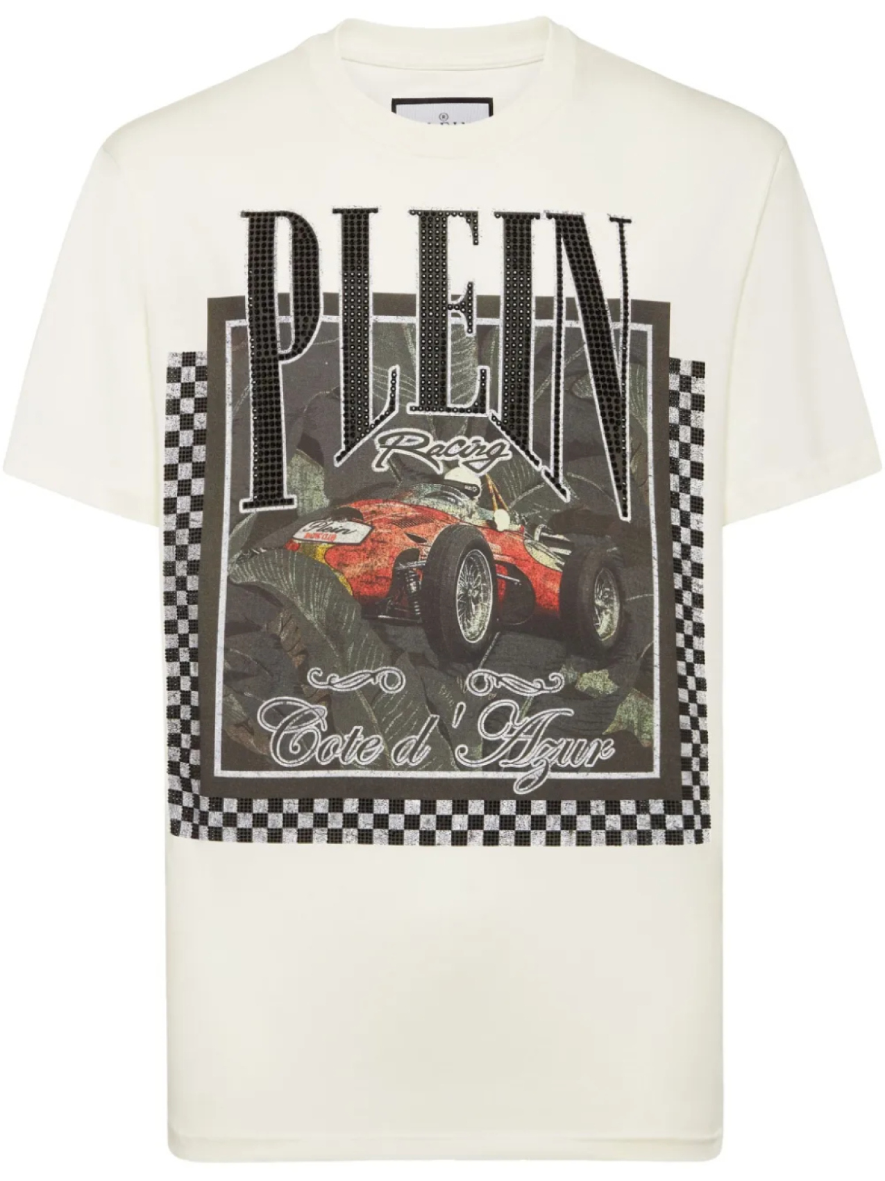 

Футболка с графичным принтом Philipp Plein, белый