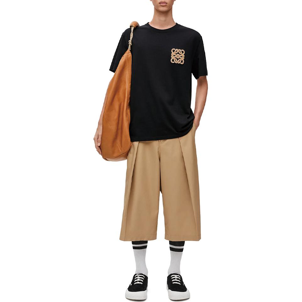 Футболка Paula's Ibiza Relaxed Fit LOEWE, черная — фото 4