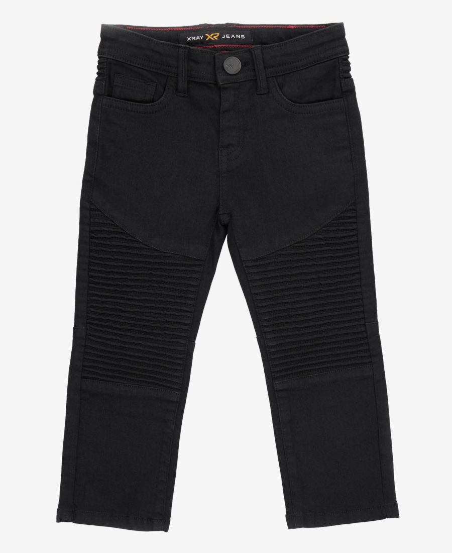 

Детские мотоциклетные джинсы для мальчиков, размеры 2T-4T XRAY, Black 97275