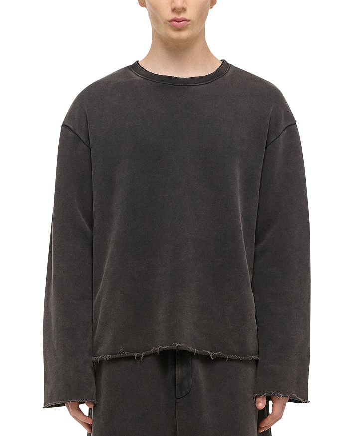 

Свитшот Upstate Raw Edge Helmut Lang, черный