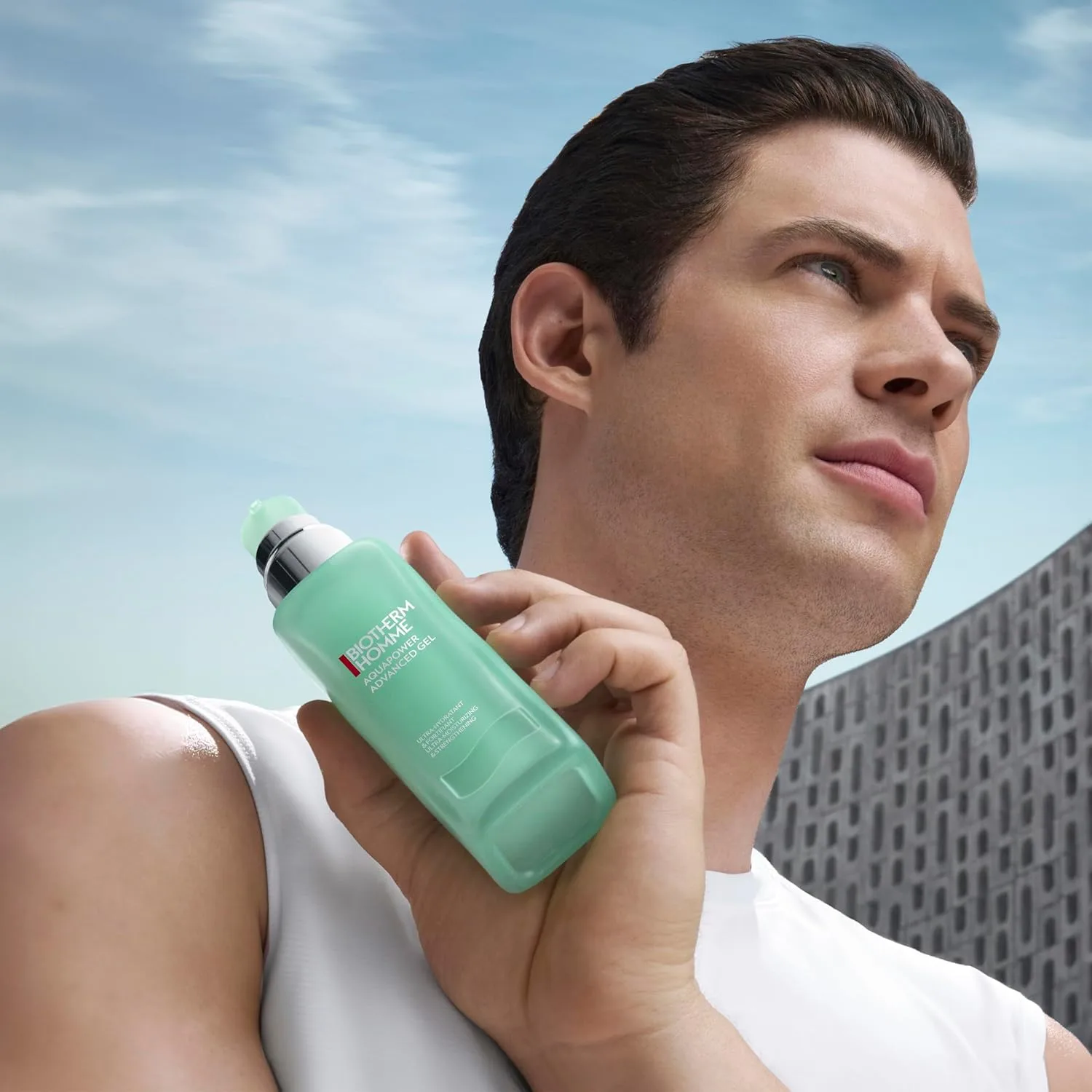 Гель для умывания Biotherm — Aquapower Advanced Gel, мужской увлажняющий гель для лица, который увлажняет и укрепляет, 75.1 мл — фото 3
